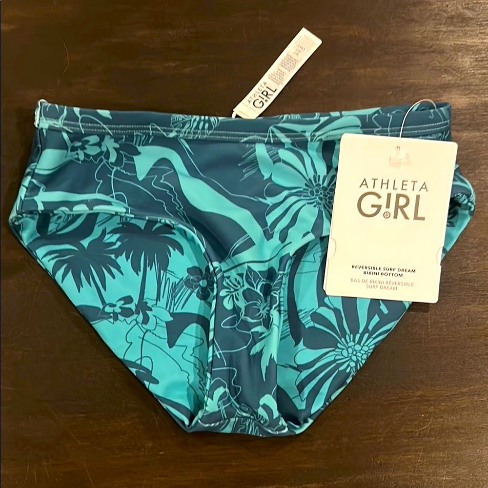 Athleta Girl REVERSIBLE Surf Dream Bikini Bottom